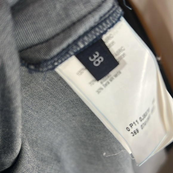 Les Copains Sz 36 Sleevles Snap Front Tie Front Dress - Picture 6 of 8